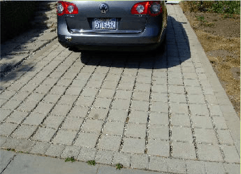 Permeable driveway