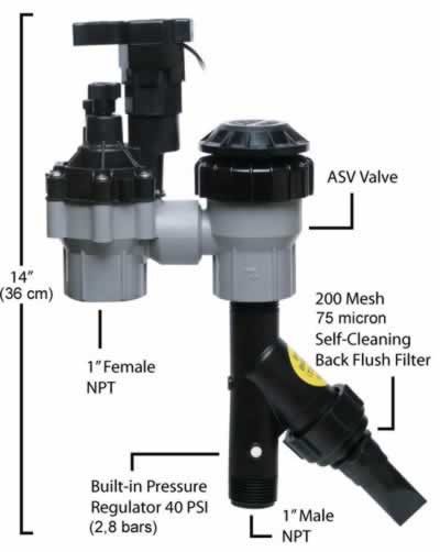 ASV Value and pressure regulator